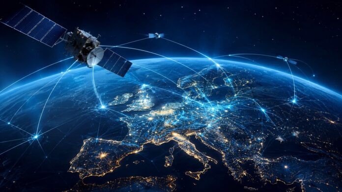 Imagine ChatGPT pentru articolul: Polonia protestează faţă de excluderea sa de către Starlink din zona de roaming SpaceX Europe