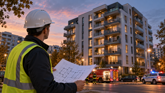 Bloc evacuat în Drumul Taberei: verificarea nu a indicat afectarea structurii de rezistență