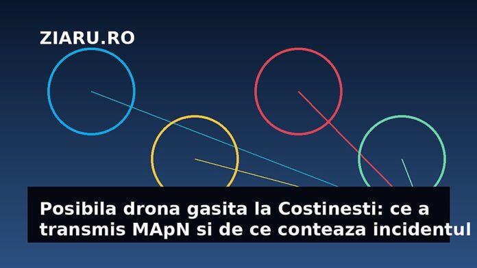 Posibila drona gasita la Costinesti: ce a transmis MApN si de ce conteaza incidentul de la Marea Neagra