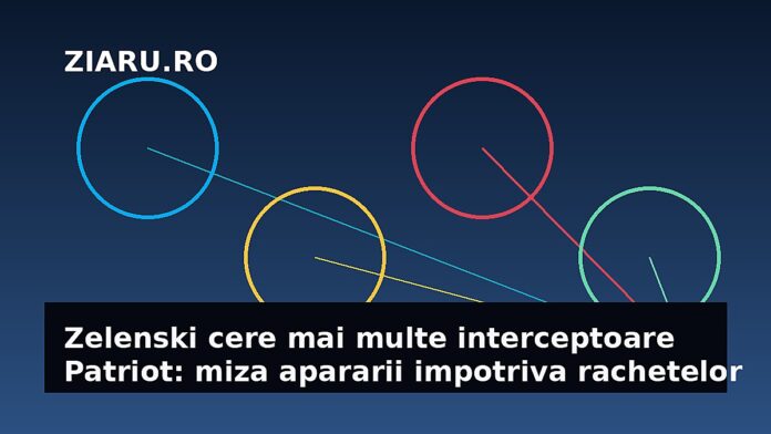 Zelenski cere mai multe interceptoare Patriot: miza apararii impotriva rachetelor balistice rusesti